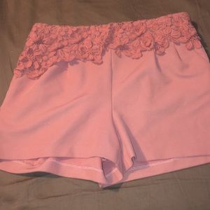 Pink shorts